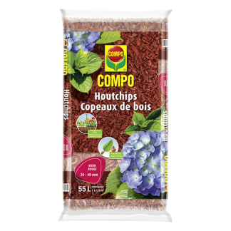 Compo Houtsnippers | Compo | 55 liter (Natuurlijk, Rood) 2083514017 K170115942 - 1