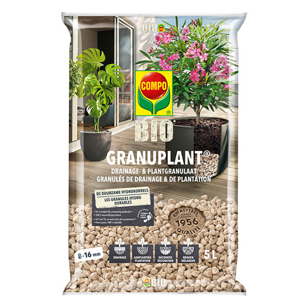 Compo Hydrokorrels | Compo | Granuplant® | 5 liter (Natuurlijk, Puimsteen, Organisch) 2864301017 K170116265 - 1