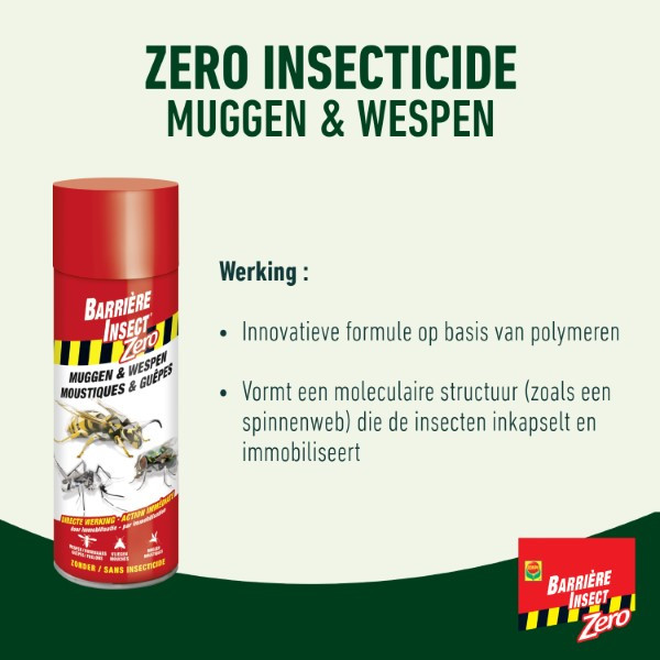Compo Muggen en wespen spray | Compo | 400 ml (Gebruiksklaar) 2483802017 K170116084 - 2