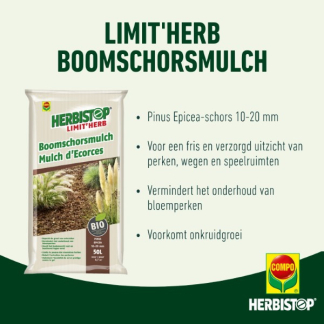 Compo Mulch boomschors pallet | Compo | 2100 liter (Pinus Epicea, 10-20 mm, Bio-label)  X170116048 - 3