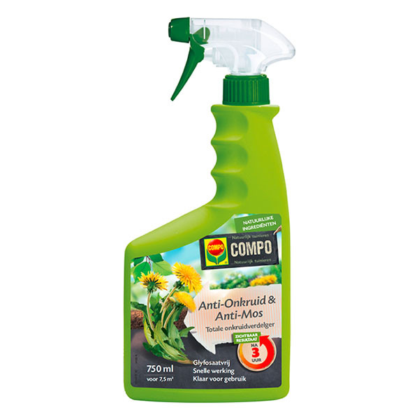 Compo Onkruidverdelger en mos verwijderaar | Compo | 7.5 m² (Gebruiksklaar, 750 ml) 2651602003 K170116064 - 1
