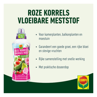 Compo Plantenvoeding | Compo | 500 ml (Roze korrels, Vloeibaar, Universeel) 2352412017 K170115952 - 2