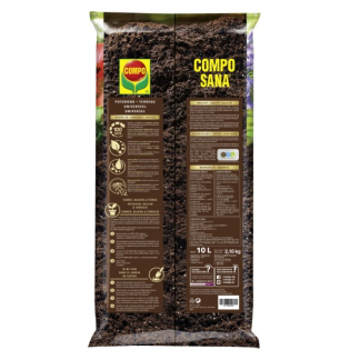 Compo Potgrond | Compo | 10 liter (Universeel, Meststof) 1113128017 K170116262 - 2