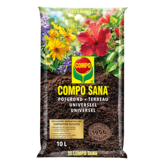 Compo Potgrond | Compo | Sana | 10 liter (Universeel, Meststof) 1113128017 K170116262 - 1
