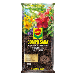 Compo Potgrond | Compo | Sana | 40 liter (Universeel, Meststof) 1115024017 K170116264 - 1