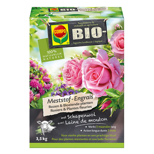Compo Rozen mest | Compo | 3.5 kg (Organisch, Hersluitbaar) 2037402017 K170116087 - 1