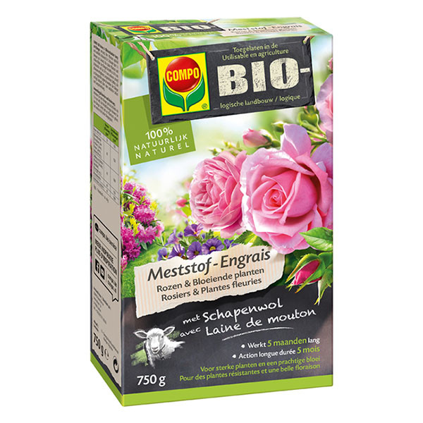 Compo Rozen mest | Compo | 750 gram (Organisch, Hersluitbaar) 2029102017 K170116088 - 1