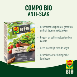 Compo Slakkenkorrels | Compo | 400 gram (Bio-label, Natuurlijk, 80 m²) 2364402017 K170115119 - 3