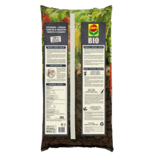Compo Tomaten en groenten potgrond | Compo | 20 liter (Bio-label, Organisch) 2179708017 K170115762 - 2
