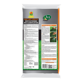 Compo Verticuteermix | Compo | 150 m² (Graszaad, Meststof, Bodemverbeteraar, 4 kg) 2030702017 K170115780 - 2