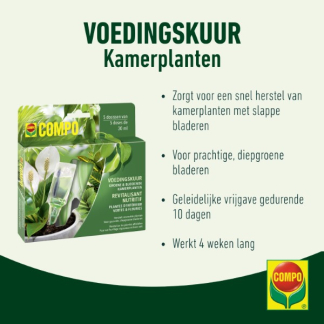 Compo Voedingskuur voor kamerplanten | Compo | 150 ml (5 x 30 ml) 2030322017 K170115788 - 2