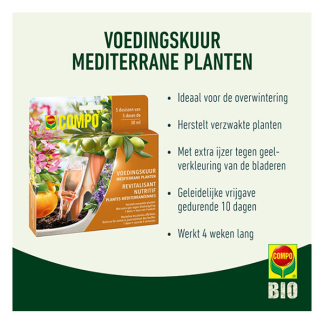 Compo Voedingskuur voor mediterrane planten | Compo | 150 ml (5x 30 ml) 2615402017 K170115957 - 2