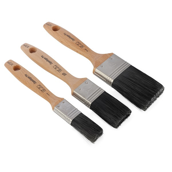 Copenhagen Pro Kwastenset | Copenhagen Pro | 3-delig (Platte kwasten, Houten steel, Synthetisch) 23.900.04 K180107001 - 1