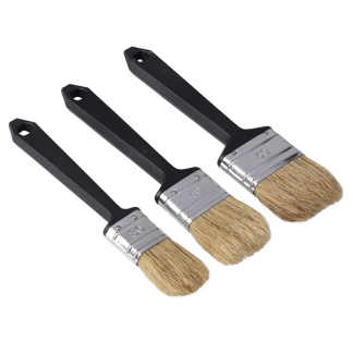 Copenhagen Pro Kwastenset | Copenhagen Pro | 3-delig (Platte kwasten, Kunststof steel, Wit varkenshaar) 23.900.08 K180106999