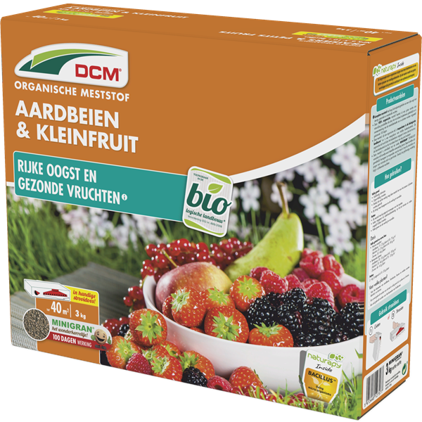 DCM Aardbeien en kleinfruit mest | DCM | 3 kg (40 m², Organisch, Bio-label) 1003442 K170505063 - 3
