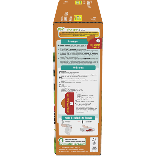 DCM Aardbeien en kleinfruit mest | DCM | 3 kg (40 m², Organisch, Bio-label) 1003442 K170505063 - 5