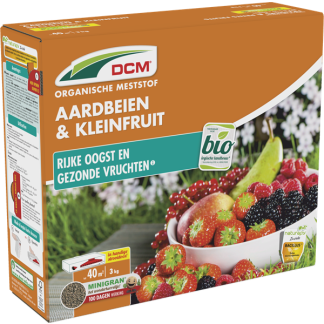 DCM Aardbeien en kleinfruit mest | DCM | 3 kg (40 m², Organisch, Bio-label) 1003442 K170505063 - 1