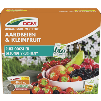 DCM Aardbeien en kleinfruit mest | DCM | 3 kg (40 m², Organisch, Bio-label) 1003442 K170505063 - 2