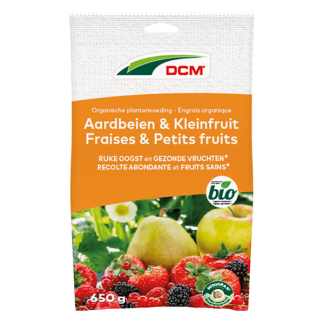 DCM Aardbeien en kleinfruit mest | DCM | 650 gram (8 m², Organisch, Bio-label) 1007575 K170115928 - 3