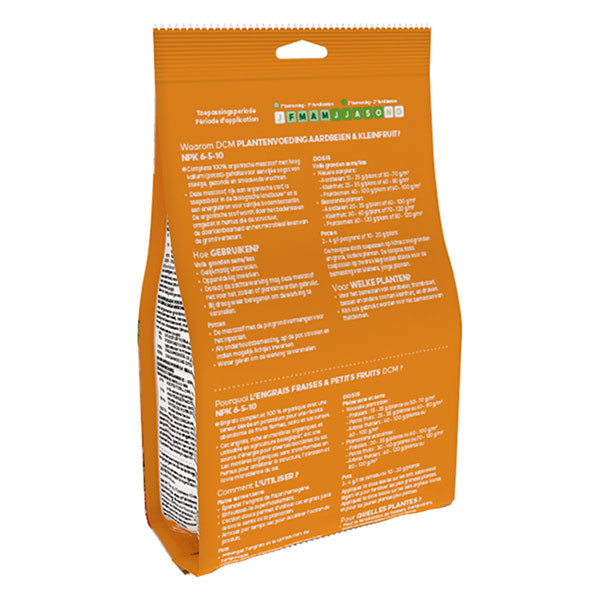 DCM Aardbeien en kleinfruit mest | DCM | 650 gram (8 m², Organisch, Bio-label) 1007575 K170115928 - 6