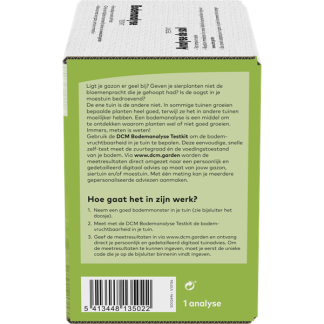 DCM Bodemanalyse testkit | DCM (Zuurtegraad, Voedingstoestand) 1003909 K170115648 - 