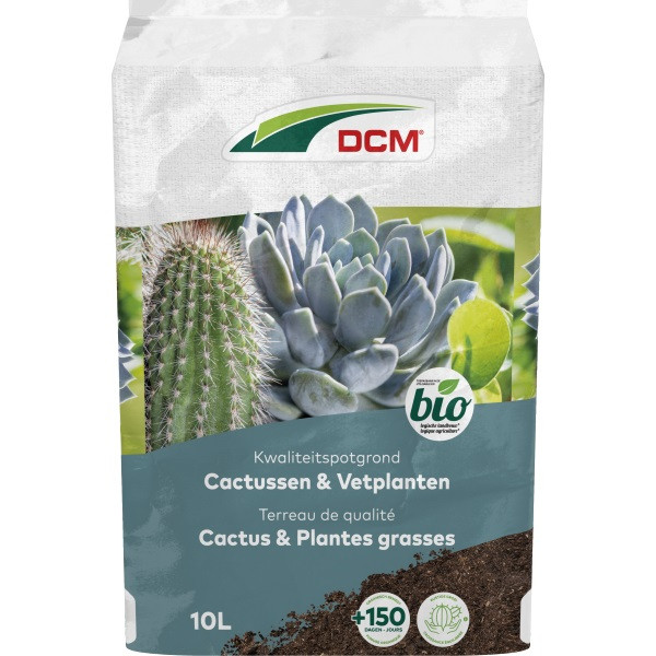 DCM Cactussen en vetplanten potgrond | DCM | 10 liter (Bio-label) 1004479 K170505121 - 1