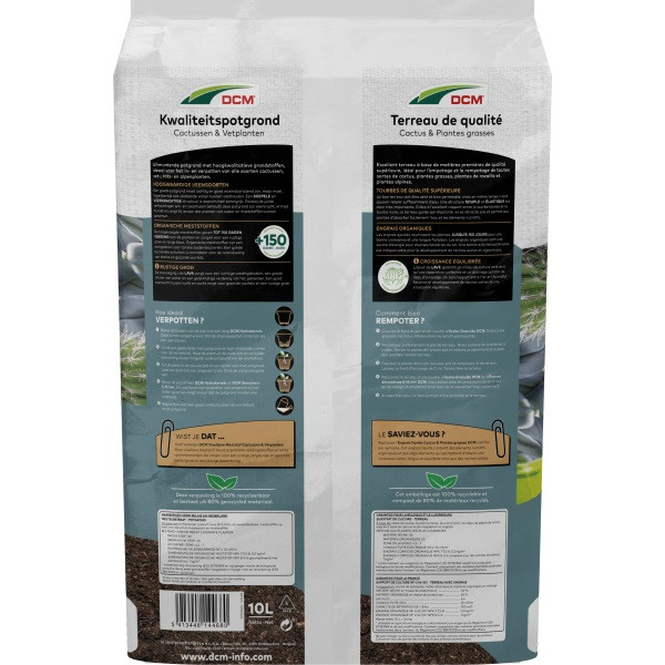 DCM Cactussen en vetplanten potgrond | DCM | 10 liter (Bio-label) 1004479 K170505121 - 5