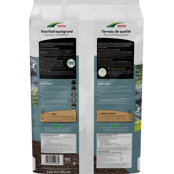 DCM Cactussen en vetplanten potgrond | DCM | 70 liter (Bio-label)  W170505121 - 6