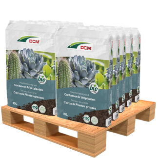 DCM Cactussen en vetplanten potgrond pallet | 500 L | DCM (Bio-label) 1004479 X170505121 - 