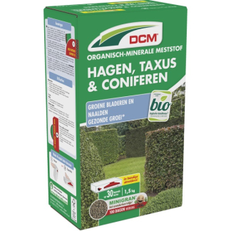 DCM Coniferen, taxus en hagen mest | DCM | 1.5 kg (30 m², Bio-label) 1003790 K170505077 - 