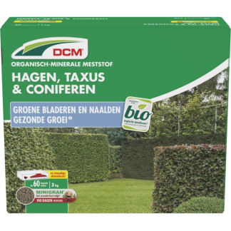 DCM Coniferen, taxus en hagen mest | DCM | 60 m² (3 kg, Bio-label) 1003780 K170505079 - 2