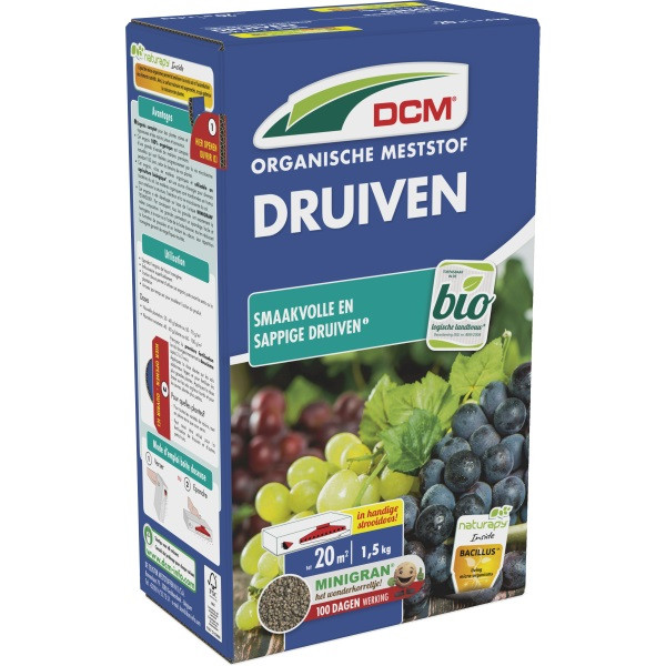 DCM Druiven mest | DCM | 1.5 kg (20 m², Bio-label) 1003430 K170115720 - 1