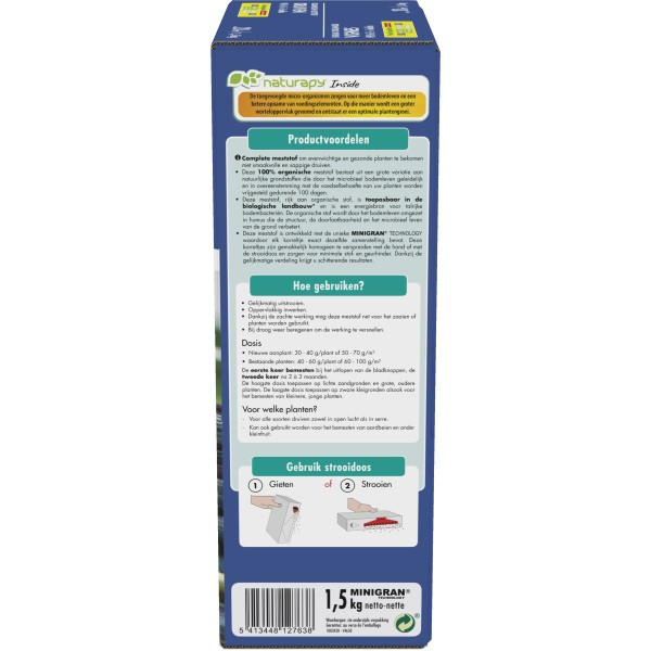 DCM Druiven mest | DCM | 1.5 kg (20 m², Bio-label) 1003430 K170115720 - 5