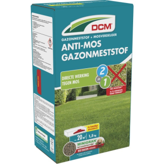 DCM Gazonmest | DCM | 1.5 kg (20 m², 2-in-1, Anti-mos) 1004585 K170505070