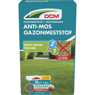 DCM Gazonmest | DCM | 20 m² (2-in-1, Anti-mos, 1.5 kg) 1004585 K170505070 - 