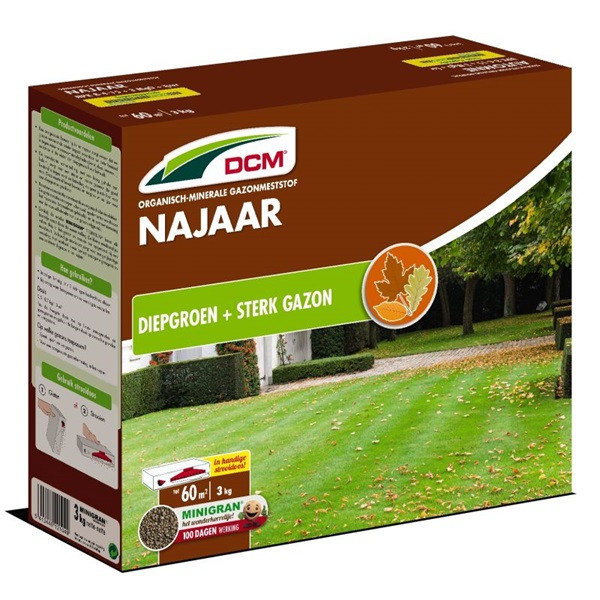 DCM Gazonmest | DCM | 3 kg (60 m², Najaar, MINIGRAN®) 1003042 K170116029 - 1