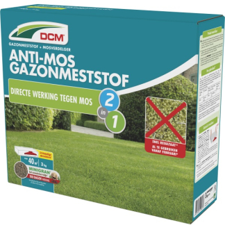 DCM Gazonmest | DCM | 40 m² (2-in-1, Anti-mos, 3 kg) 1004584 K170505071 - 