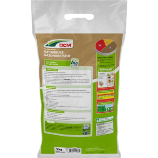 DCM Gazonmest | DCM | 5 kg (65 m², Organisch, Bio-label) 1003934 K170505112 - 6