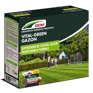 DCM Gazonmest Vital-Green | DCM | 75 m² (3 kg, MINIGRAN®) 1003540 K170505376 - 1