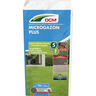 DCM Gazonmest met kalk | DCM | 250 m² (5-in-1, Anti-mos, 20 kg) 1002766 K170505089 - 