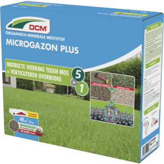 DCM Gazonmest met kalk | DCM | 40 m² (5-in-1, Anti-mos, 3 kg) 1003040 K170505087 - 