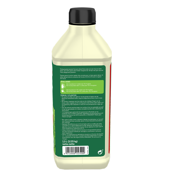 DCM Gazonvoeding | DCM | 250 m² (2.5 liter, Vloeibaar) 1005947 K170505361 - 5