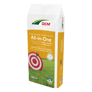 DCM Gazonvoeding all-in-one | DCM | 300 m² (15 kg, MINIGRAN®, Anti onkruid & mos) 1005846 K170505359 - 3