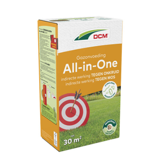 DCM Gazonvoeding all-in-one | DCM | 30 m² (1.5 kg, MINIGRAN®, Anti onkruid & mos) 1005845 K170505356