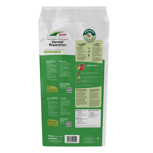 DCM Gazonvoeding herstel | DCM | 250  m² (10 kg, MINIGRAN®) 1005873 K170505365 - 6