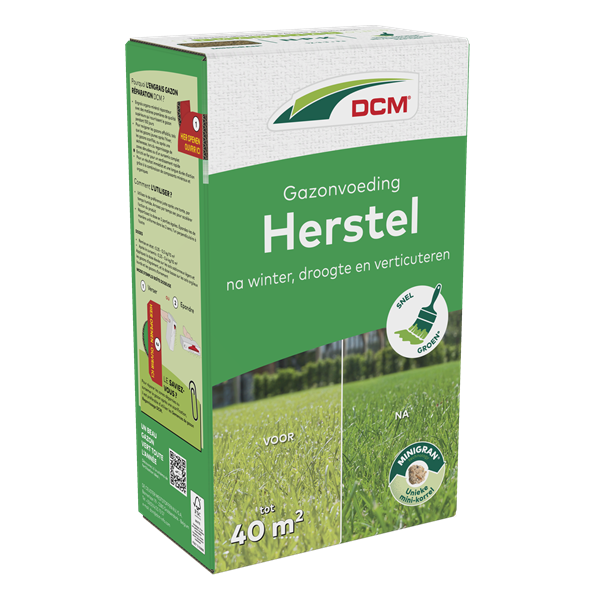 DCM Gazonvoeding herstel | DCM | 40 m² (1.5 kg, MINIGRAN®) 1005875 K170505363 - 1