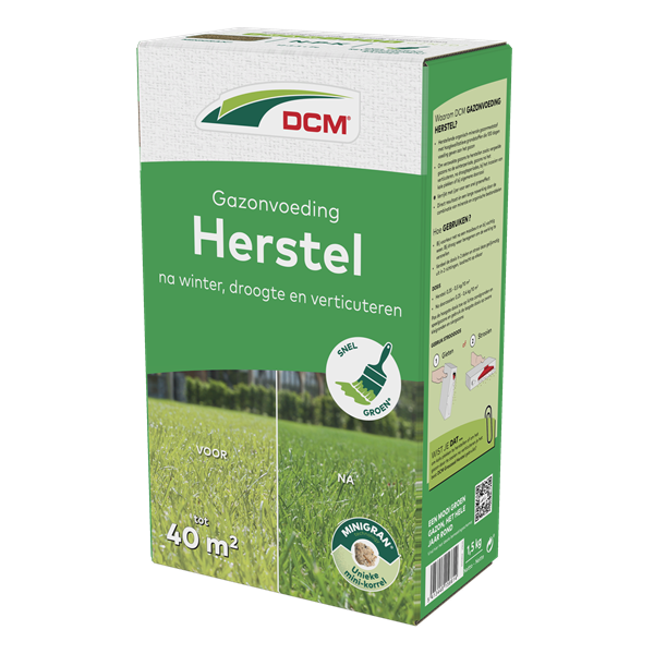 DCM Gazonvoeding herstel | DCM | 40 m² (1.5 kg, MINIGRAN®) 1005875 K170505363 - 3