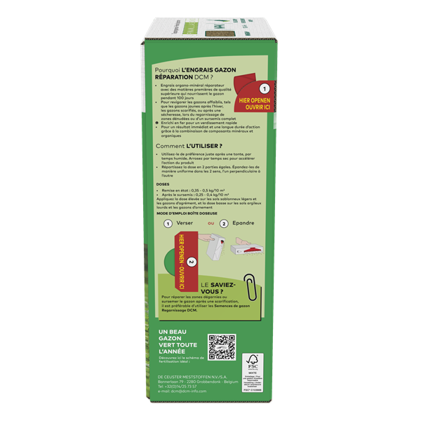 DCM Gazonvoeding herstel | DCM | 40 m² (1.5 kg, MINIGRAN®) 1005875 K170505363 - 4