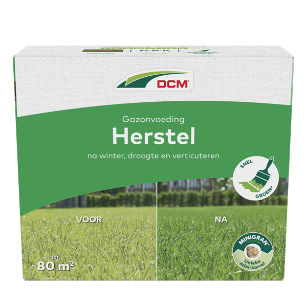 DCM Gazonvoeding herstel | DCM | 80 m² (3 kg, MINIGRAN®) 1005874 K170505364 - 2