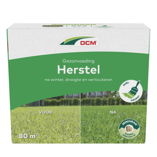 DCM Gazonvoeding herstel | DCM | 80 m² (3 kg, MINIGRAN®) 1005874 K170505364 - 2